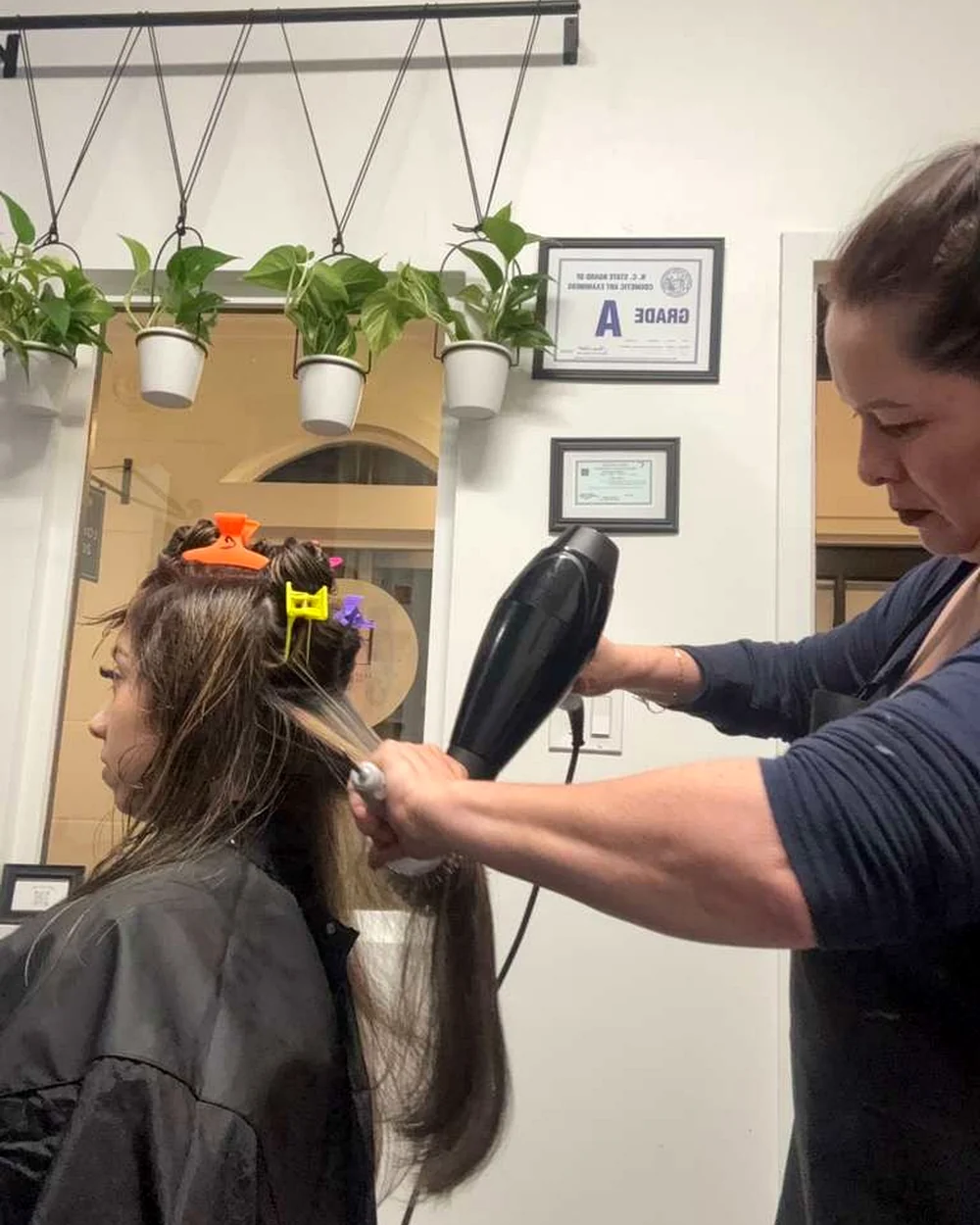 Stylist at work